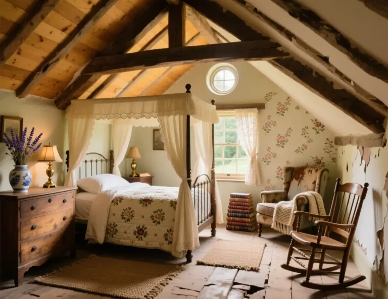 Cottage Attic Bedroom
