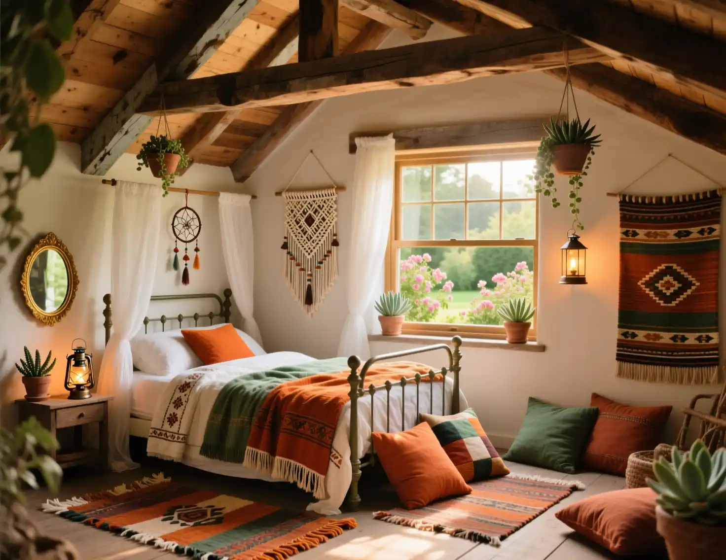 Boho Attic Bedroom