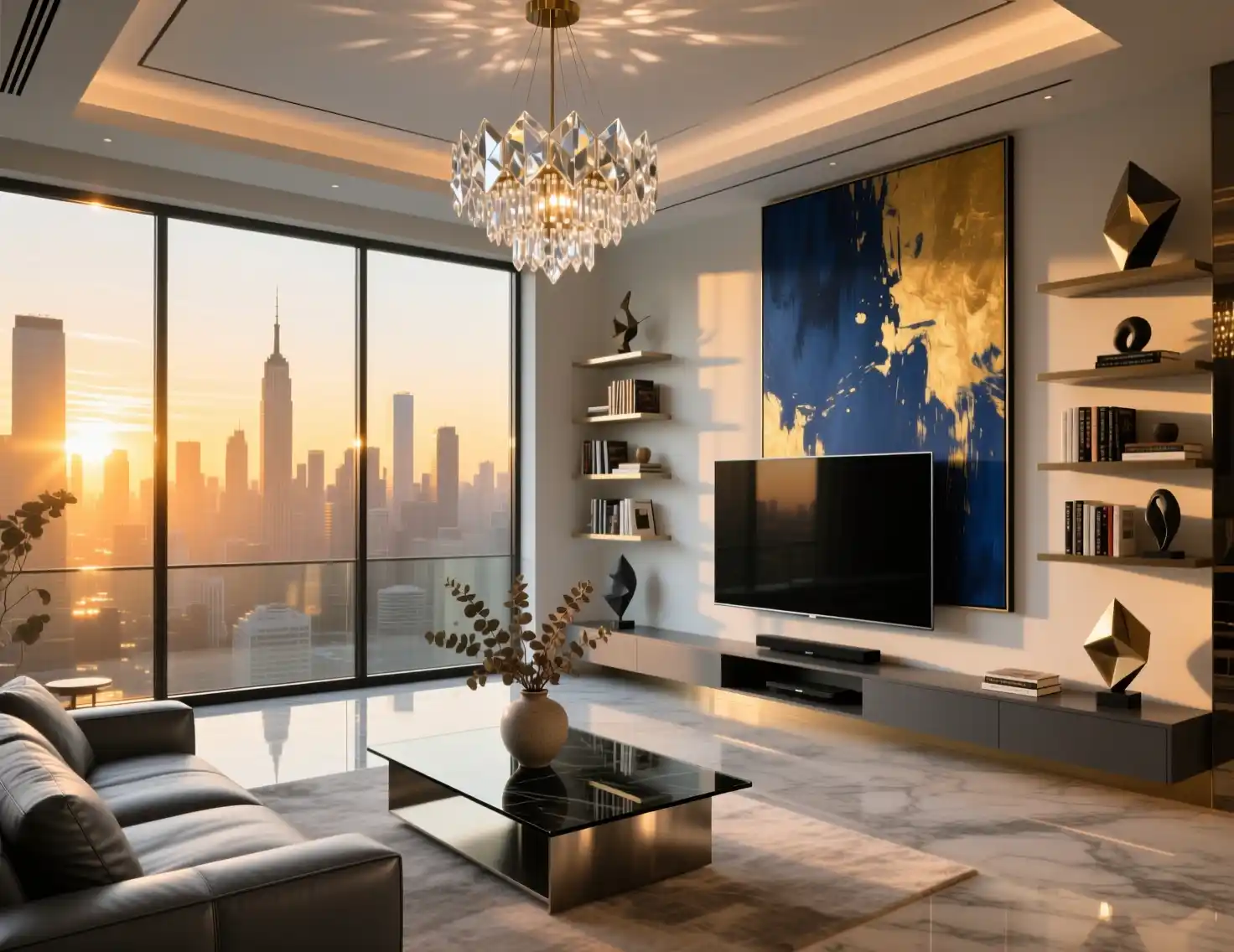 Living Room Penthouse