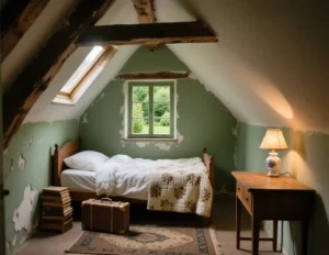 Tiny Attic Bedroom