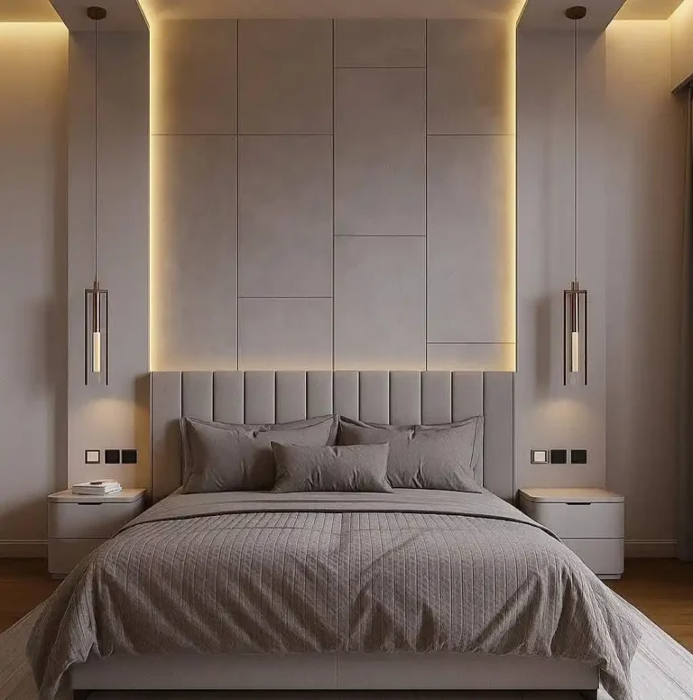 Minimalist Back Bed Wall Ideas for a Clean, Sophisticated Look