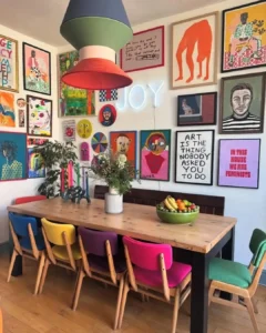 Mix & Match Colorful Dining Chairs