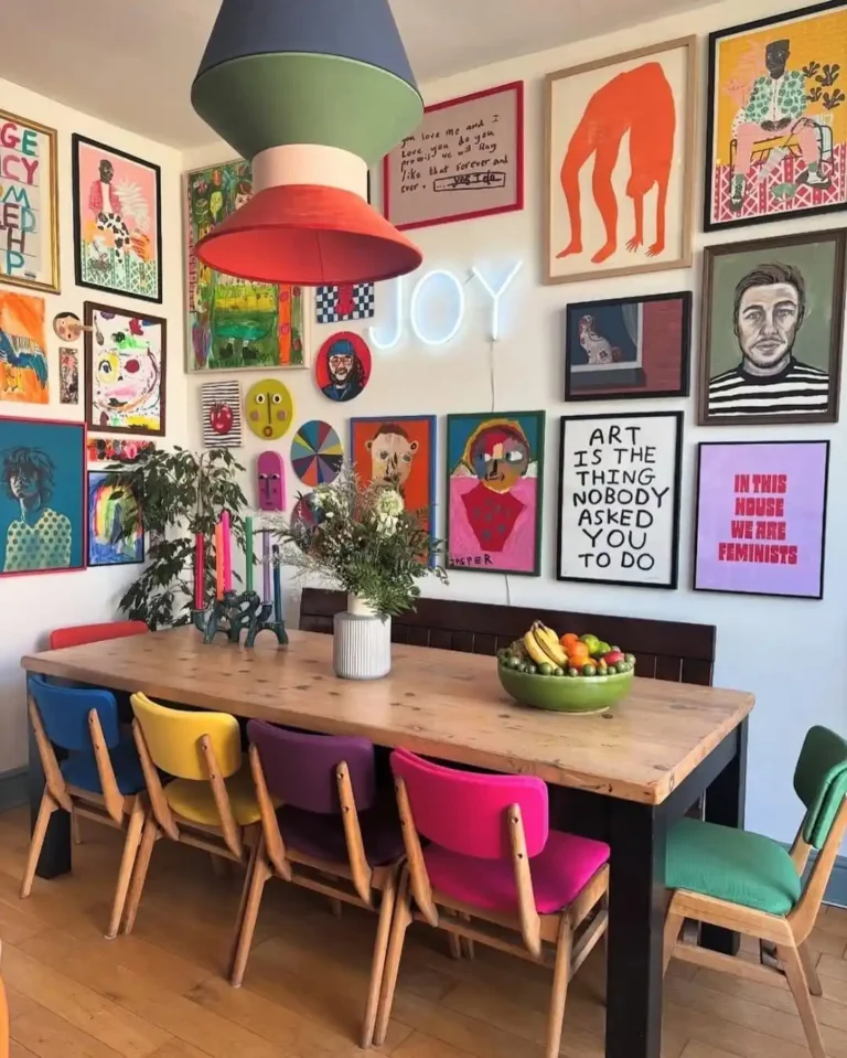 Mix & Match Colorful Dining Chairs