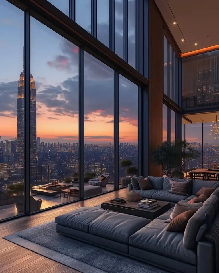 Skyline Elegance: Duplex Penthouse Design Ideas for Luxe Living