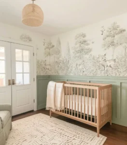 Neutral Nursery Wallpaper Trends