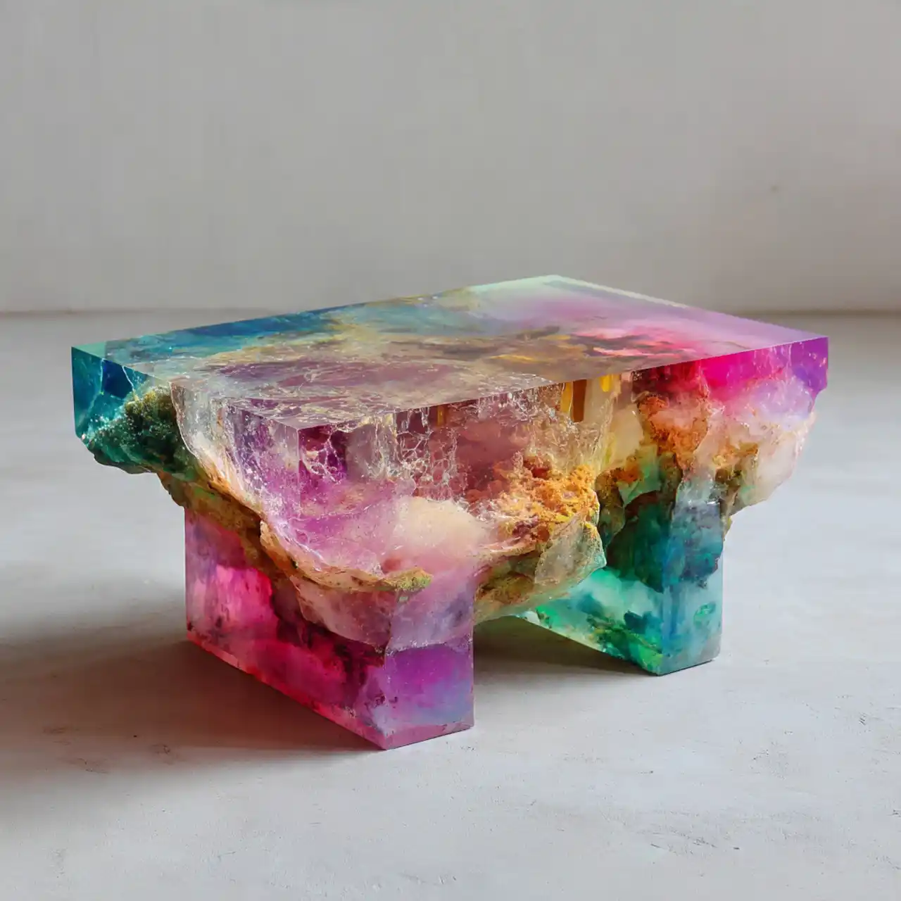 Colorful Resin Furniture Pieces