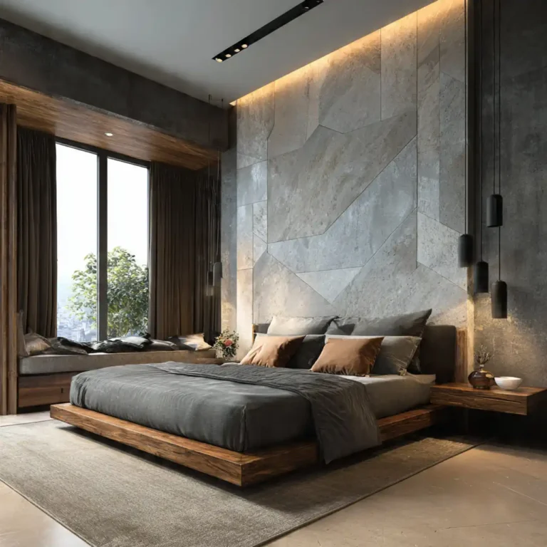 Bed Back Side Wall Design