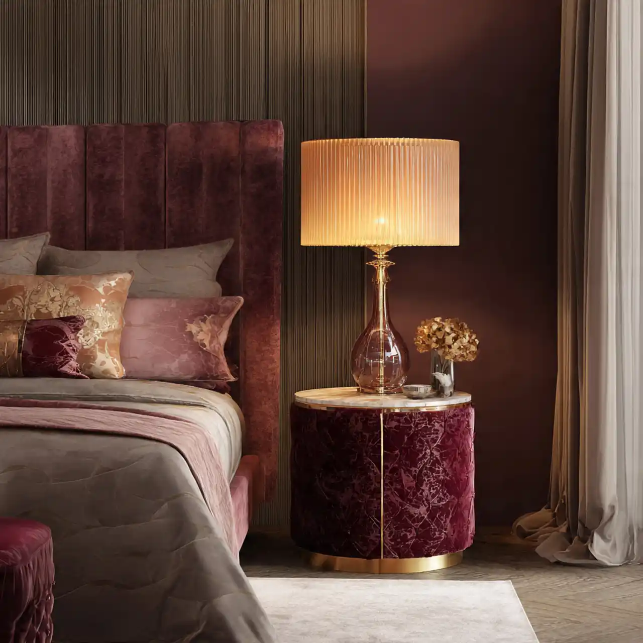 Luxury Bed Side Table Designs