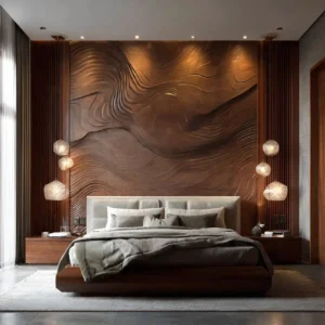 Modern Bed Front Wall Designs