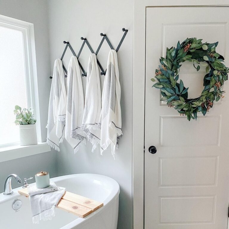 Towel Rack Bathroom Ideas