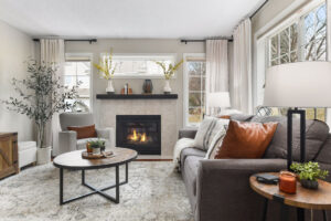 Living Room With Fireplace Designs
